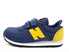 New Balance sneaker blue/yellow with Velcro